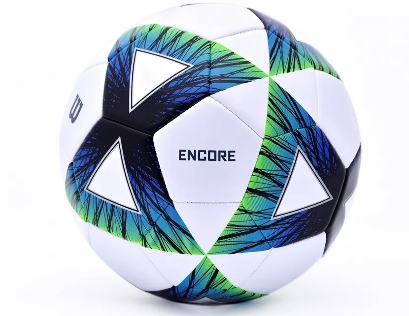Balón de Fútbol Wilson Encore Az/Vrd (NO.5) (E8533-5)