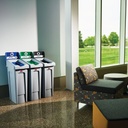 Estación de Reciclaje Slim Jim Rubbermaid