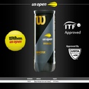 Pelotas de Tenis Wilson Us Open Extra Duty en Envase 3 unidades (T1062)