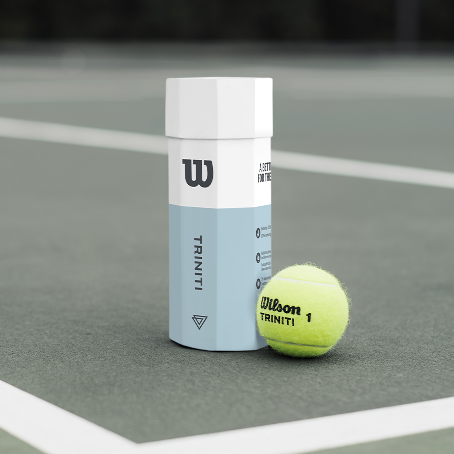 Pelotas de Tenis Wilson Triniti Envase de 3 Unidades (T1252)