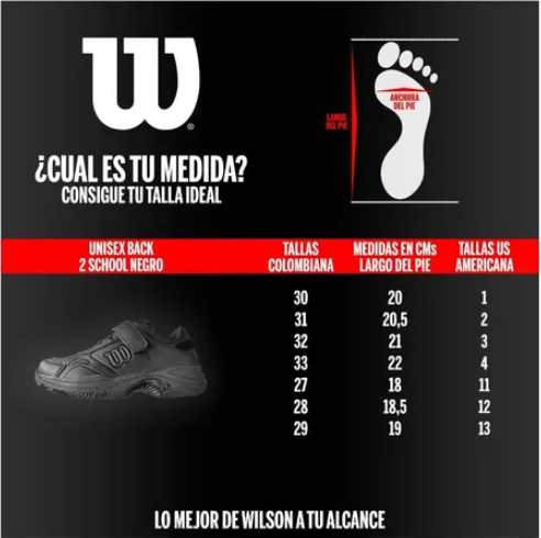 Calzado Unisex Wilson Back 2 School Ng (E21901U)