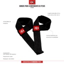 Bandas para levantamiento de pesas (Pull Straps) K6