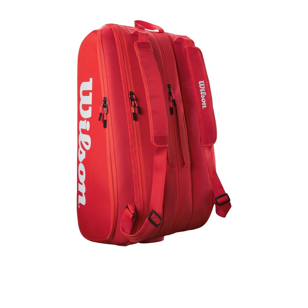 Bolso de Tenis Wilson Super Tour 15 Pk Pstff Rojo