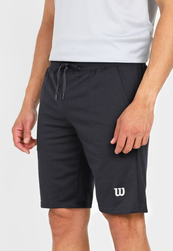 Pantaloneta Short Wilson French Terry Caballero 79514 Azul Marino