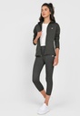 Buzo Con Capota Wilson C/R French Terry Dama 98395 Gris