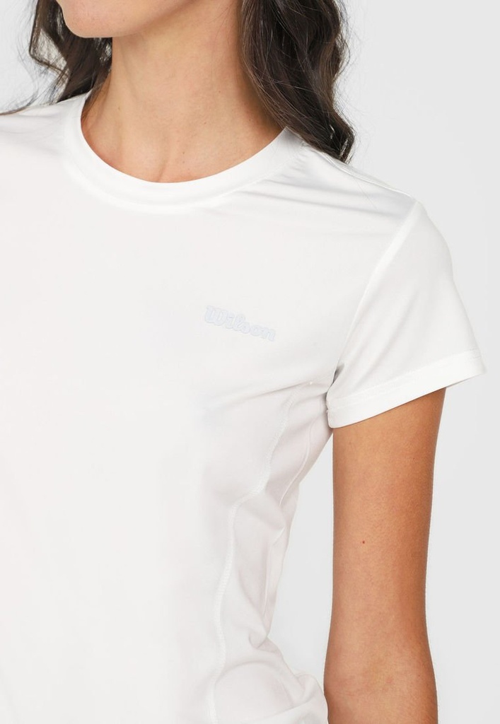 Playera Wilson Cuello Redondo Ultra Light  Dama 58986 Blanco