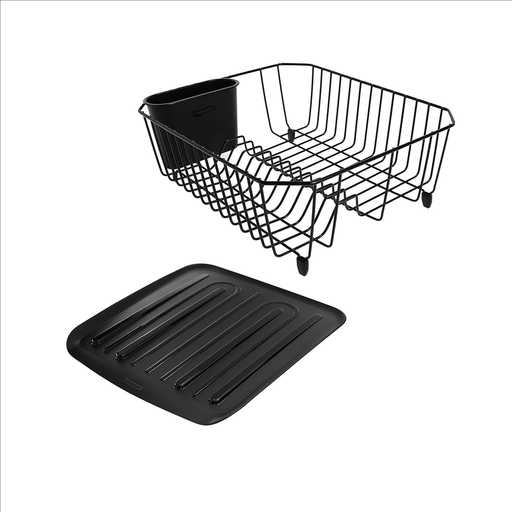 Tabla de Drenaje Rubbermaid Pequeño Antimicrobiano Negro