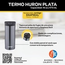 Vaso Térmico Contigo Huron 16Oz Gunmetal Latam