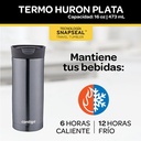 Vaso Térmico Contigo Huron 16Oz Gunmetal Latam