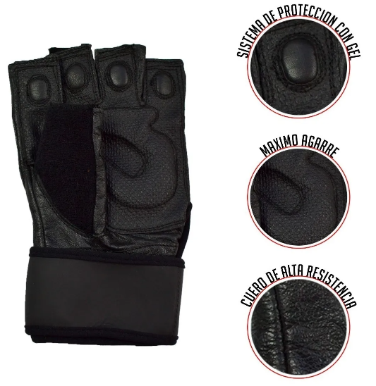 Guantess para Pesas K6 Magnus con Muñequera