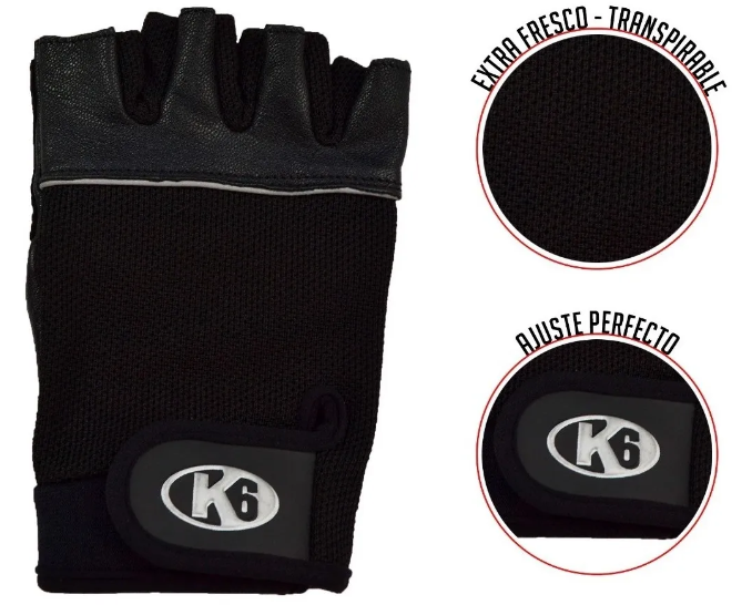 Guantes para Pesas K6 Cold