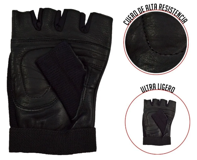 Guantes para Pesas K6 sin muñequera Strong