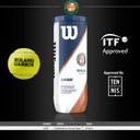 Pelotas de Tenis Wilson Roland Garros Official Envase de 3 Unidades (T1250)