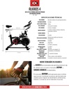 Bicicleta de Spinning Alkaios 4 K6 18 Kg