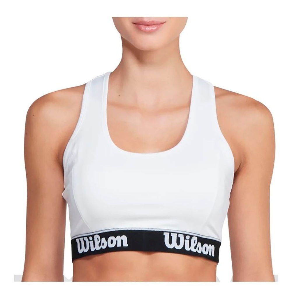 Top Elástico Deportivo Wilson 06006 Blanco