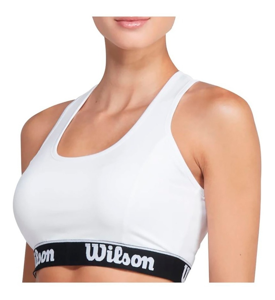 Top Elástico Deportivo Wilson 06006 Blanco