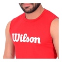 Playera Wilson Polyspun Caballero 85916 Rojo