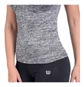 Camiseta Wilson Jaspeada Dama 71566 Negro