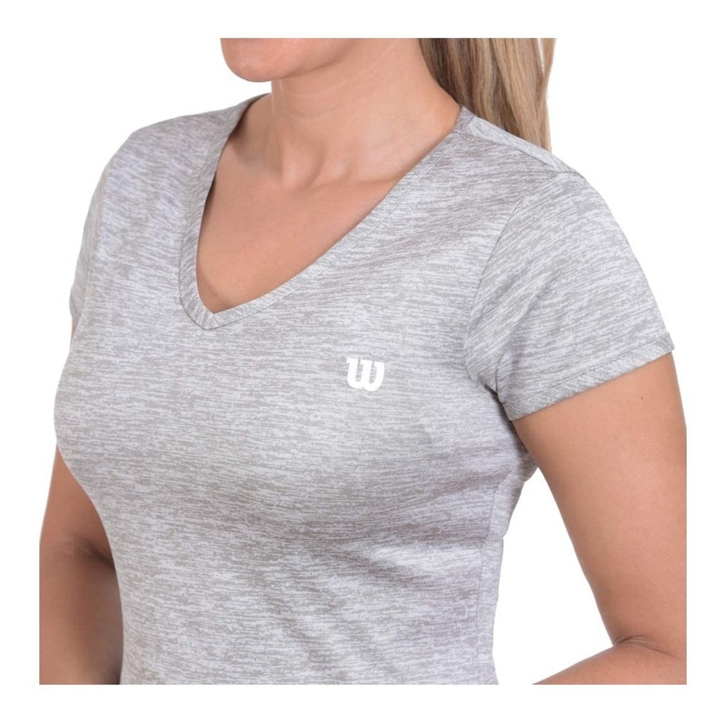 Camiseta Wilson Jaspeada Dama 71566 Jaspe