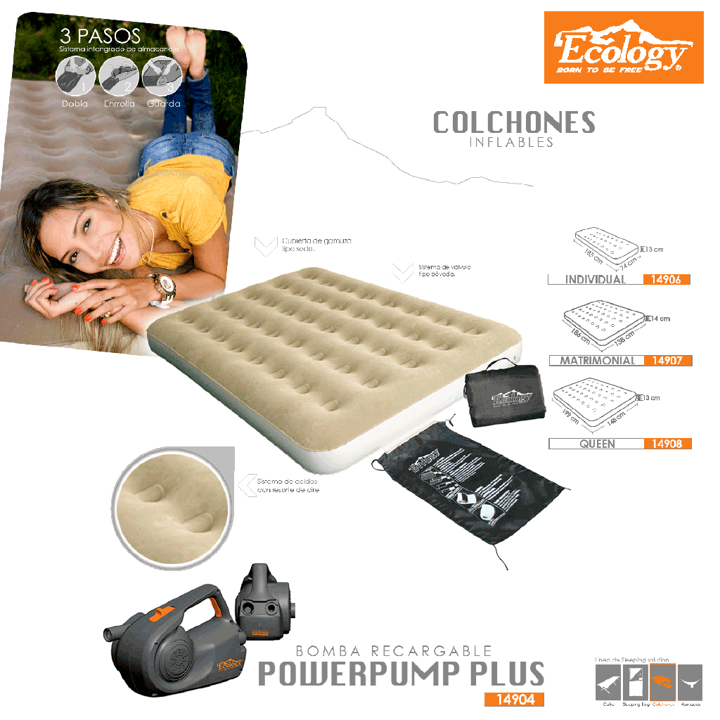 Bomba Recargable Ecology Power Plus RN