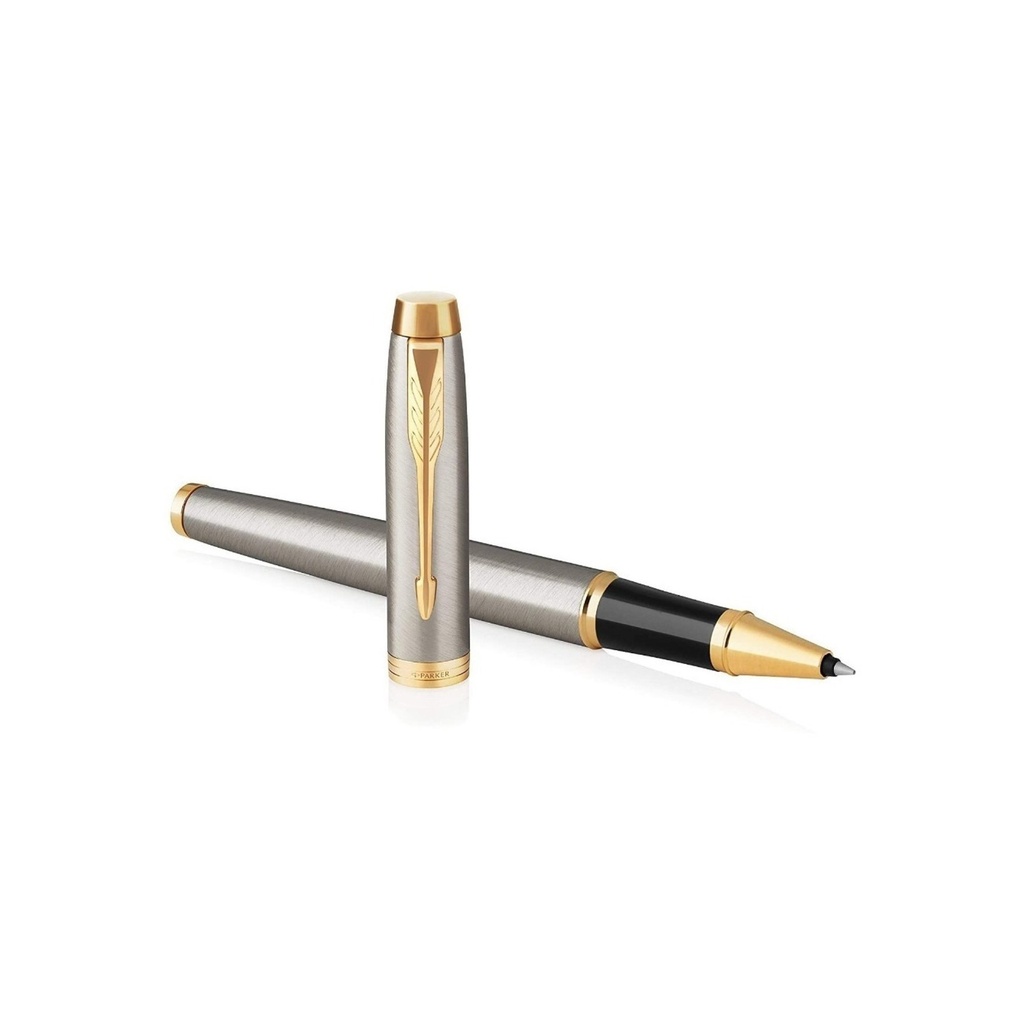 Boligrafo Roller IM Metal Cepillado- Acabado Cromo