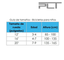 Bicicleta Rin 20 PLT para Niñas