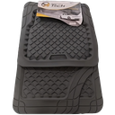 Alfombra Tipo Bandeja  Xtreme 4 Piezas Goma Negro
