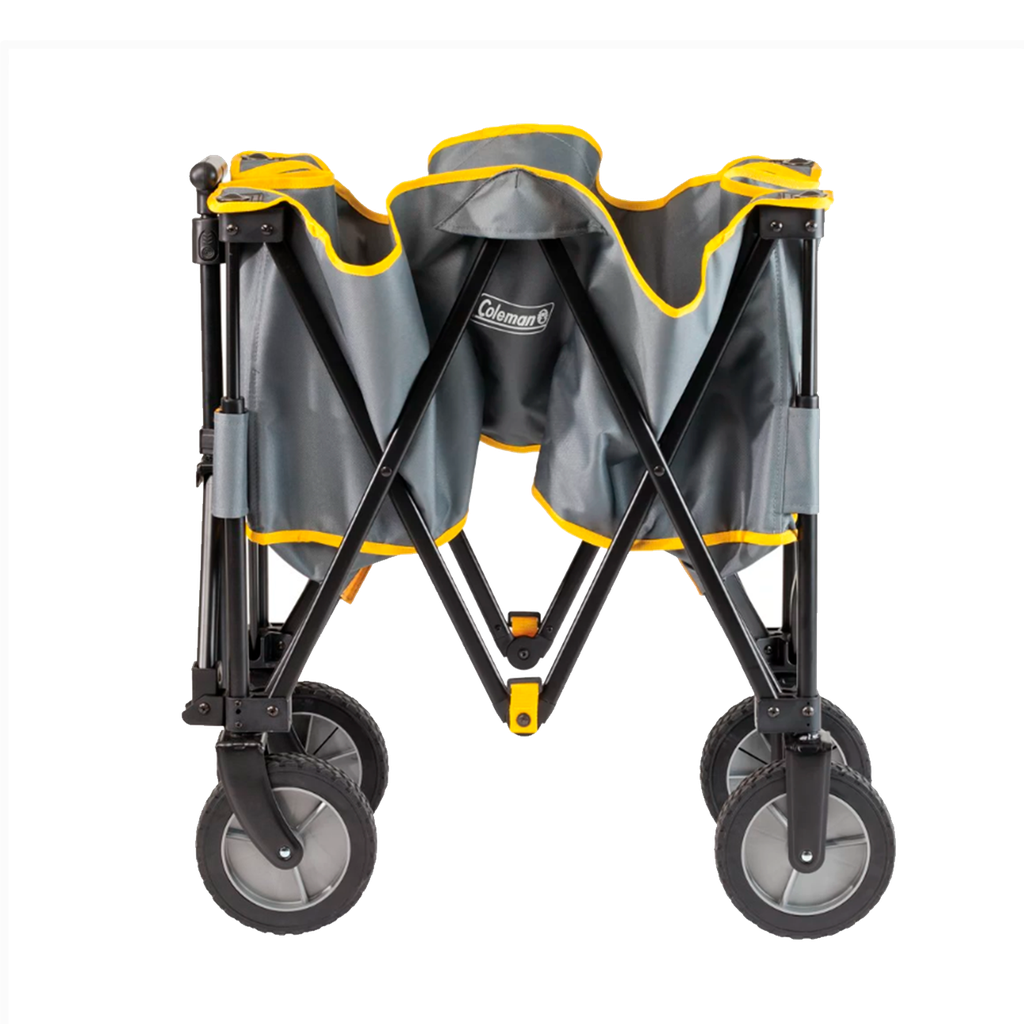 Carro transportador para campamento Coleman cuatro ruedas Gris/Amarillo