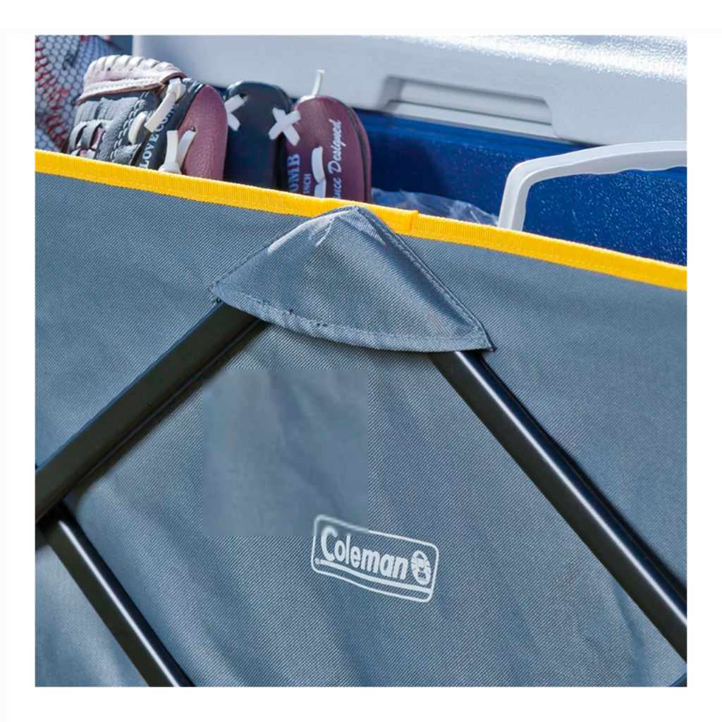 Carro transportador para campamento Coleman cuatro ruedas Gris/Amarillo