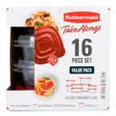 Set de 16 Recipientes con tapa TakeAlongs Rubbermaid