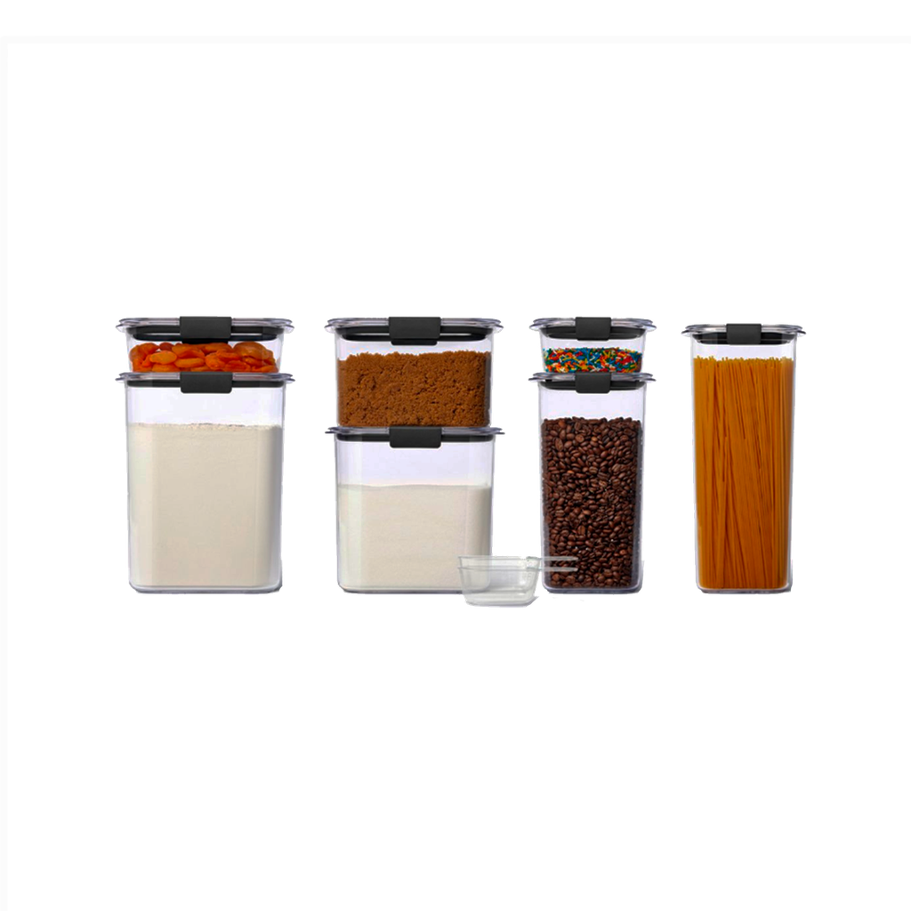 Set de Envases Rubbermaid Brilliance 7 pcs