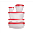 Set de 10 Recipientes con tapa de distintos tamaños TakeAlongs Rubbermaid