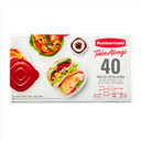 Set de 40 Recipientes con tapa TakeAlongs Rubbermaid