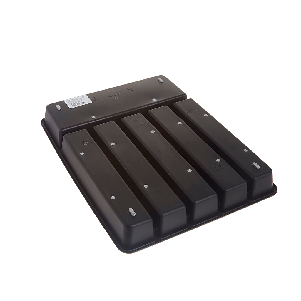 Organizador de cubiertos Anti-deslizante Rubbermaid (Negro)