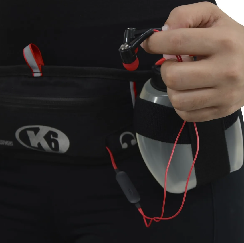 Cinturón de Correr K6 con 2 Botellas