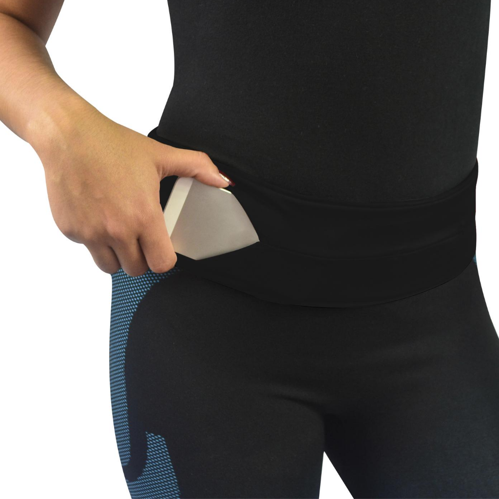 Cinturón Elástico para Correr K6 Negro