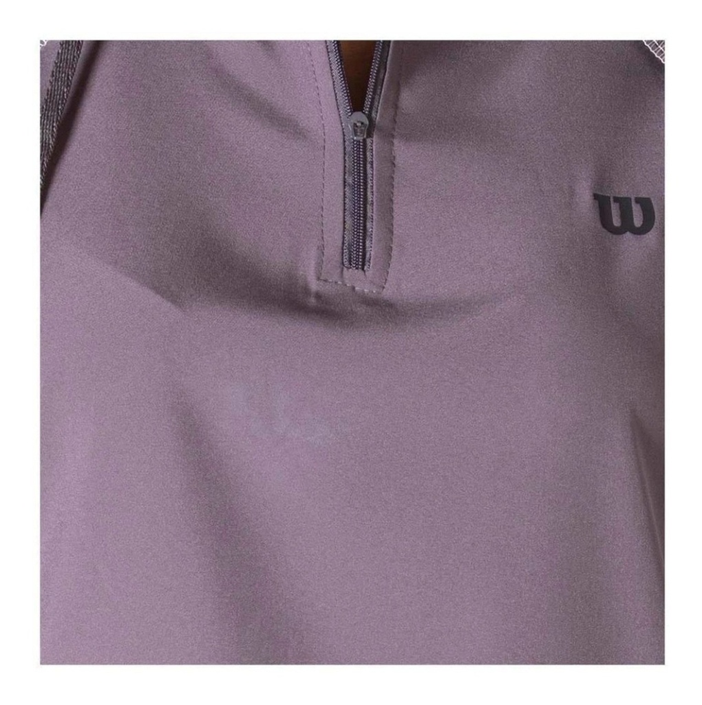 Buzo Con Capota Wilson  Flex Dama 98373 Gris