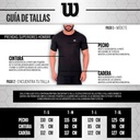 Camiseta Wilson Polyspun Cuello en V Caballero 87315 Negro