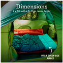 Carpa Coleman Sundome® para 4 personas Verde