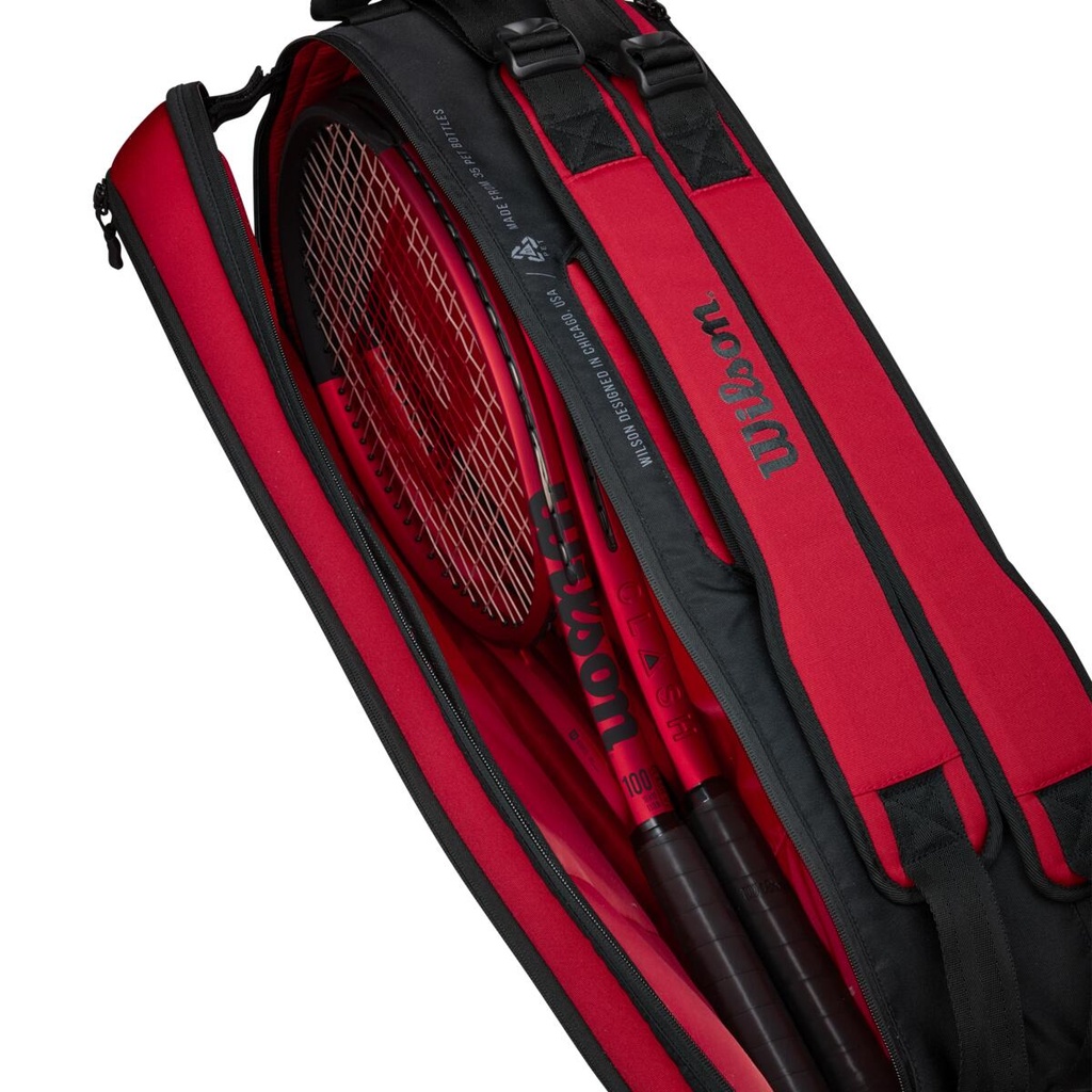 Bolso de Tenis Wilson Super Tour Clash V2 6Pk