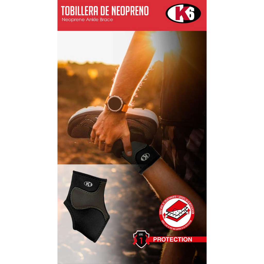 Tobillera K6 de Neopreno Nivel 1