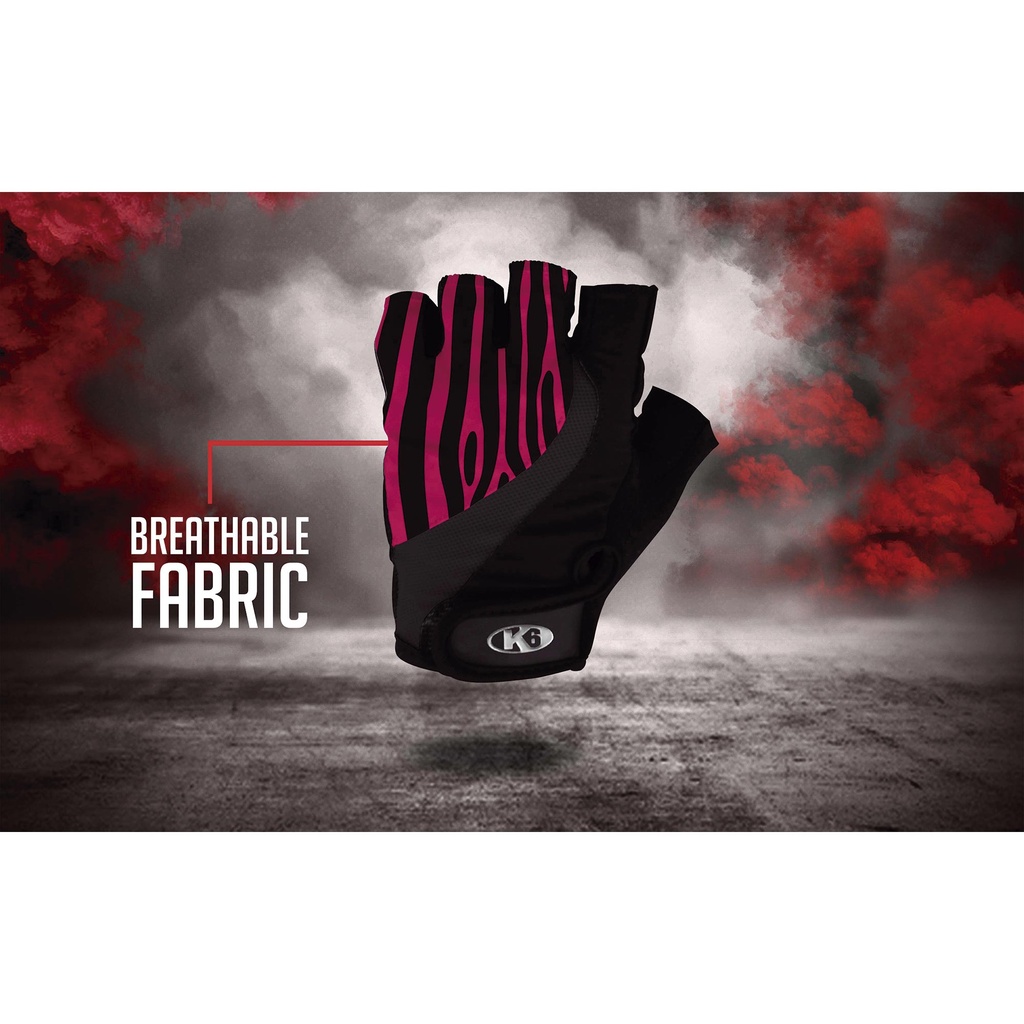 Guantes para Pesas K6 sin muñequera Lightning para Dama
