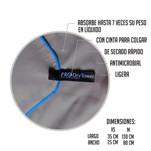Set de Toallas de Microfibra K6 (XS & M)