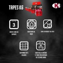 Cinta Kinesiológica Elástica Deportiva K6 Rollo 2.5m x 5cm