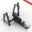 Banco Inclinado Olímpico K6 Professional Evolve