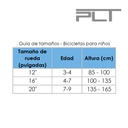 Bicicleta Rin Eva 12 PLT Little Princess para Niñas