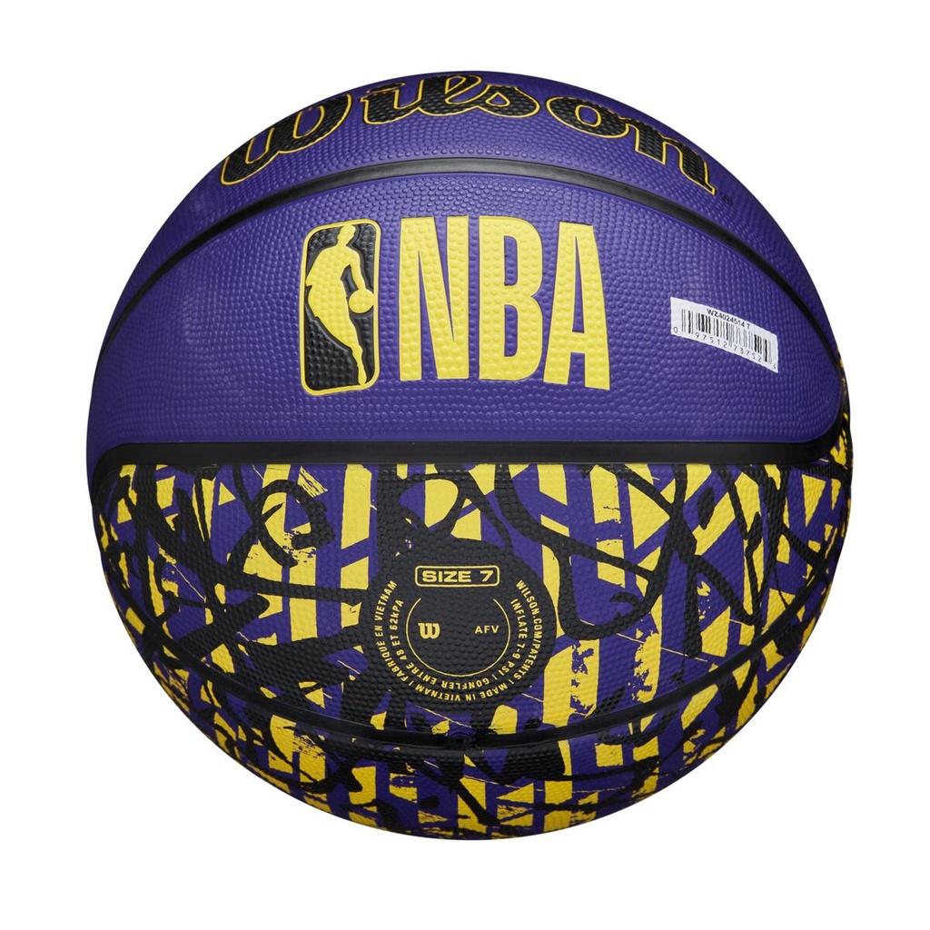 Balón de Basket Wilson NBA Graffiti LA Lakers NO.7