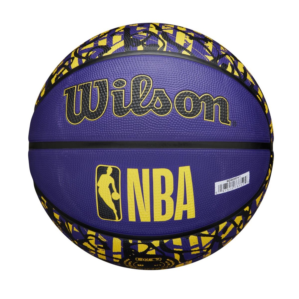 Balón de Basket Wilson NBA Graffiti LA Lakers NO.7