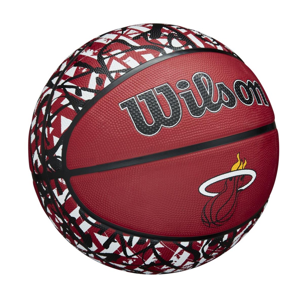 Balón de Basket Wilson NBA Graffiti Miami Heat NO.7