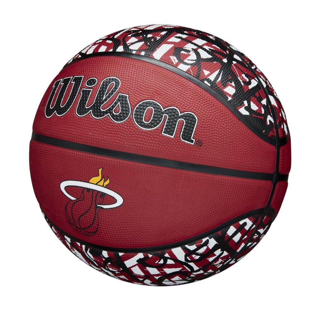 Balón de Basket Wilson NBA Graffiti Miami Heat NO.7